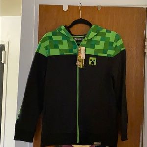 Brand new boys Minecraft hoodie with tags